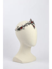 Load image into Gallery viewer, BLACK BALLET TIARA WITH RED STONES