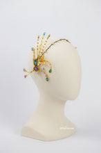 Load image into Gallery viewer, GOLD BUTTERFLY BALLET HEADPIECE