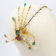 Load image into Gallery viewer, GOLD BUTTERFLY BALLET HEADPIECE
