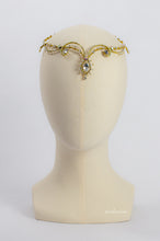 Load image into Gallery viewer, GOLD FOREHEAD BALLET HEADPIECE