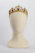 Load image into Gallery viewer, GOLD CROWN WITH PURPLE STONE
