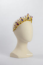 Load image into Gallery viewer, BALLET CROWN WITH PINK AND PURPLE STONES
